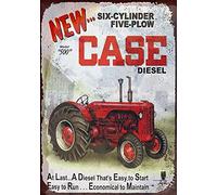 Gabriella Hunter Tin Sign New Case Tractor Metal Vintage Art Poster Plaque Garage Home Wall Decor 12'' X 8'' Sign