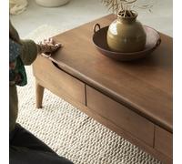 Gabrielle - Gabrielle solid mango wood coffee table Brown