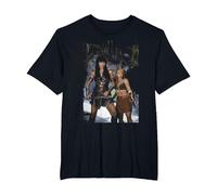 Gabrielle Lucy Lawless Xena Warrior Princess Michael Grecco T-Shirt, Men's Big and Tall, Black, 2X Tall