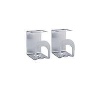 Gabriera Multipurpose Toothbrush Toothpaste Tumbler Holder 3M Self Adhesive Electric Toothbrush Holder Stainless Steel for Bathroom Pack of 2