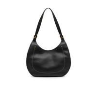 Gabry Grained Leather Shoulder Bag - female - Gianni Chiarini - Shoulder Bags - Black - ONE SIZE - Bags ONE SIZE