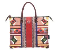 Gabs G3 Plus Trip Bag, Peru Printed Leather, Size M, 39.5 x 31 x 2 cm, Double Handle and Shoulder Strap