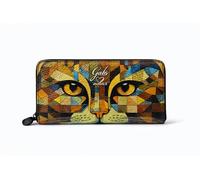 Gabs Gmoney17 Bull TRIP Leather Zip Around Wallet Card Slot - Yellow Cat