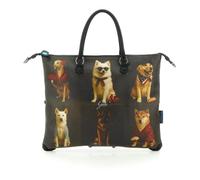 Gabs Leather handbag shoulder bag G3 Plus Hand Bag Worldwide Dogs Grey multicolored