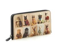 Gabs Purse GMONEY17 Wallet Worldwide Cats Beige Multicolored