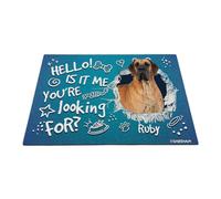 GABSHAIM Custom Dog Doormat Hello is It Me You're Looking for Great Dane Bone Paws Floor Mat Front Door Entryway Decorative Rug 17.7 x 27.5 Inch Style 2