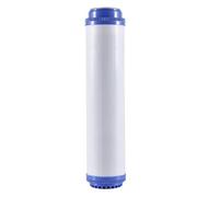 GAC Granular Carbon Filter with Polyphosphate 10" x 2.5" Anti Limescale Water Filter, 10 Inch Cartridge for Water Treatment, Drinking Water, Chlorine Removal, Beverage Production, Coffee Machines