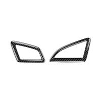 GACBDXA Air Outlets Vent Decorative Frame Stickers Compatible for Civic 10th Gen 2016-2021 Carbon Fiber DashCar Interior Modified Accessories(Carbon LHD)