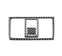 GACBDXA Car Rear Seat Central Control Button Trim Cover Decoration Stickers Compatible for Lexus GS 2013-2019 Interior Accessories Carbon Fiber