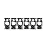 GACBDXA Central Control Headlight Door Switch Panel Sticker Compatible for Mini Cooper One R50 R53 2001-2006 Soft Carbon Fiber Decoration(Button black 1,For mini r50)
