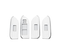 GACBDXA Right Rudder Window Glass Lift Button Panel Modification Compatible for Toyota Land Cruiser Prado 150 Lc150 2010-2023 Internal Accessories(Silver A Style RHD)