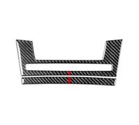 GACBDXA Seat Heating Button Panel Cover Trim Sticker Compatible for BMW 5 Series E60 2004-2007 Carbon Fiber Car Interior Accessories(B3)