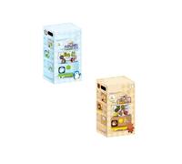 Gacha Machine,Mini Animals Vending Machine Electronic Arcade Game for Girls Boys Ages 3-8 Cute Animal Theme Plush Home Small Game (2PCS-Brown+Blue)