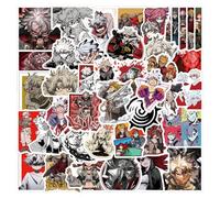 GACHIAKUTA Stickers,New Japanese Anime Stickers for Kis,60Pcs Kids Manga Sticker Pack,Cartoon Characters Stickers Anime Decorative Sticker for Kids Teens Adults,Waterproof Decals for Laptop,Phone Case