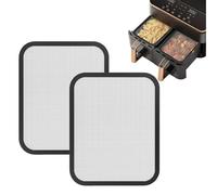 Gachiwar Cosori Stainless Steel Splash Guards for Cosori Air Fryer Accessories Grease Splash Guard for Cosori Airfryer 8.5L Dual Blaze TwinFry 10L Protection for Heating Coil and Fan Pack of 2