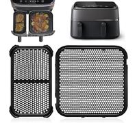 Gachiwar Pack of 2 Splash Guards Silicone Mould Airfryer Philips Silicone Mould Airfryer Accessories for Philips Steam Airfryer 3000/5000 Series Dual Basket (6L/3L)