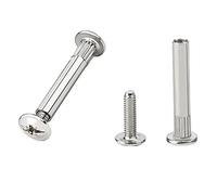 Gad2go 20 Pcs M4 Metal Furniture Connectors Screws for Wood Boards, 3.1 x 0.95 x 0.95 cm