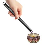 GADATOP Electric Rechargeable Lighter Plasma Arc Lighter Flameless Windproof Lighters for Candle Grill Lighters with Upgraded LED Battery for Camping, Adventure (Black)