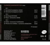 GADENSTATTER / KOVACIC / EDWARDS - SEMANTICAL INVESTIGATIONS (3 CD) NEW CD