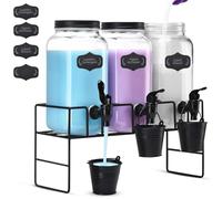 GADFISH Liquid Laundry Detergent Dispenser 2.2L Clear Glass Jar Fragrance Free Capacity 2.2L Heavy Duty Soft on Fabrics