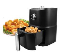 GadgetHaven Air Fryer, 3 L Manual Airfryer Oven and 5-in-1 Multicooker Compact Air Fryer with Hi-Fry Technology for Extra Crisp, Quick & Easy Meals, Nonstick & Dishwasher Safe Basket, Black