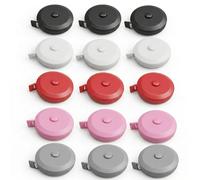 Gadgetime USA 15 Pack Small Retractable Measuring Tape - Double-Sided 60 Inch/150cm Body Measure, 5 Assorted Colors, Flexible Cloth Ruler for Sewing, Tailoring, Knitting & Home Craft Use