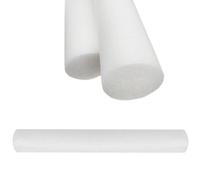 Gadgetking 2X White Pool Noodle Swimming Aid Foam Swim Water Float Stick Log Woogle Water Kids Child Toy Adult Floation Lounger Chair Learner Lession Lilo Flexible Baby Proofing Corner Protection