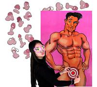 Gadgetking Pin The Willy Novelty Gift For Her Secret Santa Women Funny Xmas Present Rude Christmas Idea April Fools Birthday Ladies Unusual Prank Fun Funny Hen Engagement Party Inflatable Boyfrined