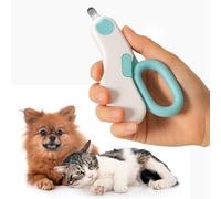 GadgetPawsUSA - LED Pet Nail Clipper with Safety Guard for Cats & Small Dogs - Claw Trimmer with Light for Nail Bloodline - Razor Sharp Blades for Kitten Bunny Rabbit Bird Ferret Guinea Pig Hamster