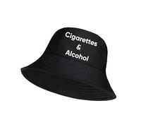 Gadgets Mafia Bucket Hats for Oasis Band - One Size Fits All - 100% Cotton (UK, Alpha, One Size, Cigarettes & Alcohol)