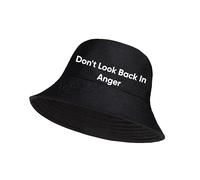 Gadgets Mafia Bucket Hats for Oasis Band - One Size Fits All - 100% Cotton (UK, Alpha, One Size, Dont Look Back in Anger)