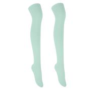 Gadgets Mafia Girls Over The Knee Plain Socks Assorted Colours Thigh High Socks UK Size 4-6.5 Aqua