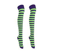 Gadgets Mafia Girls Over The Knee Plain Socks Assorted Colours Thigh High Socks UK Size 4-6.5 GREEN PURPLE