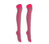 Gadgets Mafia Girls Over The Knee Plain Socks Assorted Colours Thigh High Socks UK Size 4-6.5 Pink Grey