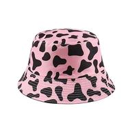Gadgets Mafia Oasis Band Song Bucket Hats,Printed - 100% Cotton, Adult One-Size fits All -Reversible (UK, Alpha, One Size, Cow Pink)