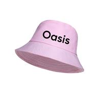Gadgets Mafia Oasis Band Song Bucket Hats,Printed - 100% Cotton, Adult One-Size fits All -Reversible (UK, Alpha, One Size, Oasis Baby Pink)