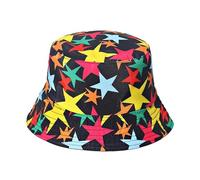 Gadgets Mafia Oasis Band Song Bucket Hats,Printed - 100% Cotton, Adult One-Size fits All -Reversible (UK, Alpha, One Size, Multi-Star)