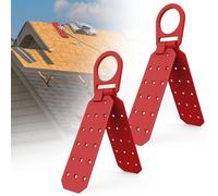 Gadgetzan Reusable Roof Anchor | Alloy Steel Fall Protection Anchor | High Stength D-ring Roofing Anchor | Temporary Roof Anchor for Industrial & Construction Use on Wood/Metal (2 Pcs)