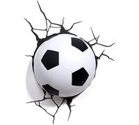 Gadgy 3D Light FX Football Lamp | Included Football Wall Sticker | Kids Night Light | 3D Night Light Kids Bedroom| Football Light | 3D Lamp Boys Bedroom | Boys Lamp Kids Bedroom
