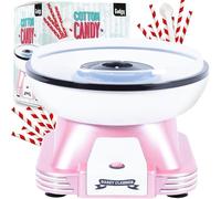 Gadgy Cotton Candy Machine - Candy Floss Maker for Home Use - Works with Sugar or Hard Candies - Retro Cotton Candy Maker for Kids’ Parties, Birthdays & Events - Pink