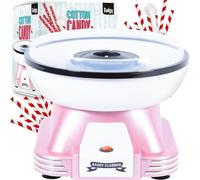 Gadgy Cotton Candy Machine - Candy Floss Maker - Pink | Retro Cotton Maker - Suitable for Sugar or Candies - Including 10 Candyfloss Sticks