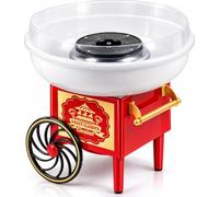 Gadgy Cotton Candy Machine for Home Retro Red | Makes Cotton Candy from Sugar or Boiled Sweets Perfect for Parties Birthdays and Family Fun Easy to Clean