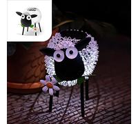 Gadgy Dolly Sheep Solar Light | Garden Solar Animals | Solar Ornaments Outdoor | Sheep Gift |Garden Ornaments Outdoor Animals | Animal Solar Lights for Garden |Garden Sheep |Sheep Ornament