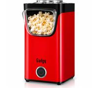 Gadgy Hot Air Popcorn Maker 2L - Oil Free with Measuring Scoop - Retro Red | Makes up to 2L of Popcorn in 2 to 4 minutes with no oil or butter ideal for healthy snacks and Movie Nights