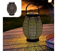 Gadgy Moroccan Solar Lantern - Outdoor Table Light for Garden - Waterproof Sustainable Lighting