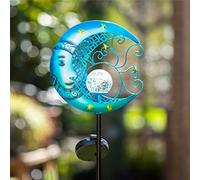 Gadgy Solar Lights Outdoor Garden - Garden Ornaments Outdoor as Garden Lights - Moon Light Solar Garden Light - Garden Solar Lights Outdoor Waterproof