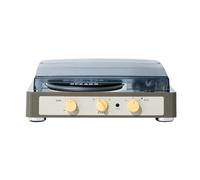GADHOUSE Brad Retro MKII Belt Drive Bluetooth Turntable - Grey, Silver/Grey