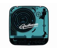 Gadhouse Cosmo Solar Edition Vinyl Record Player - Portable Bluetooth Turntable, FM Radio, Streaming, USB/SD Card, Built-in Stereo Speakers, DJ Mode - Classic See-through Design, Jupiter Green