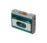 Gadhouse Miko Cassette Player with Bluetooth 5.3 - Portable Cassette Tape Player with Transparent Design, USB-C and Battery Power, Built-In Mic, One-Touch Recording, AUX-In and 3.5mm Jack