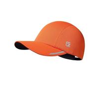 GADIEMKENSD Cooling Unisex Running Hat Summer Outdoor Satin Lined Dad Baseball Cap Lightweight Performance Mesh Golf Hats for Large Heads Vintage Workout Sports Caps for Gym Tennis Fluorescent Orange